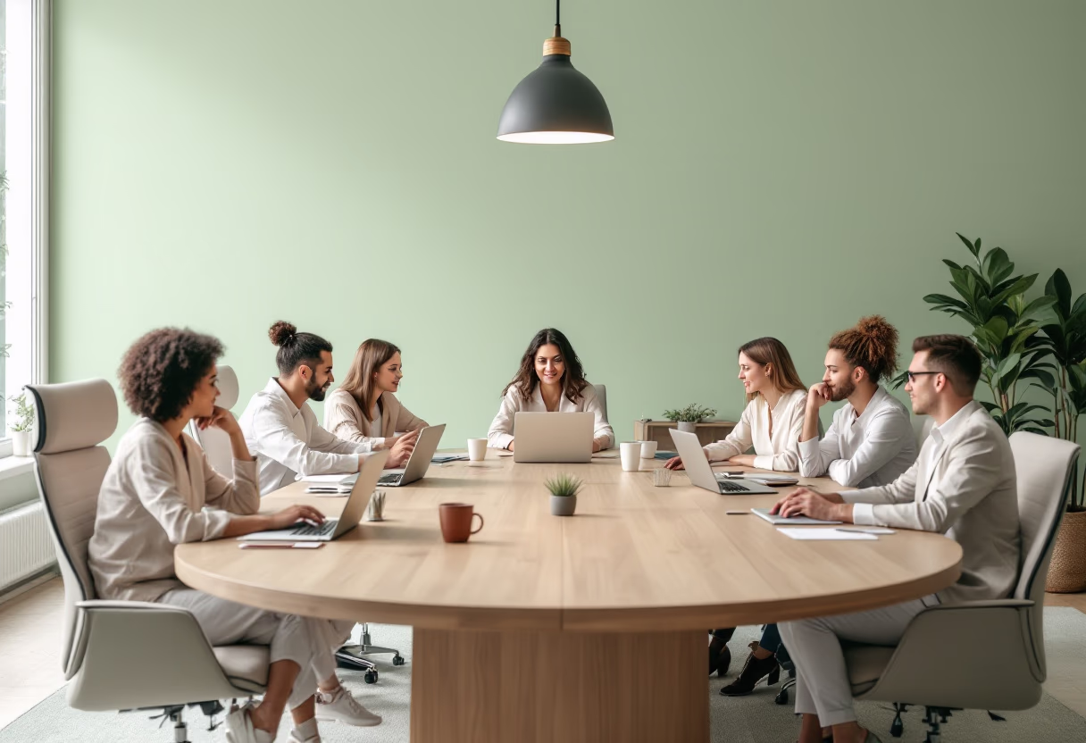 image of a collaborative workspace (for a b2b saas)