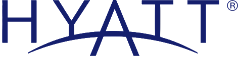 Hyatt logo with stylized arc under the letters.