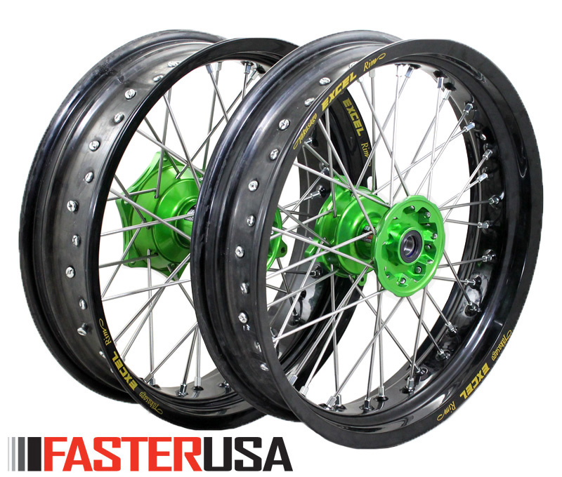 KX/F Excel Takasago Supermoto Wheelset