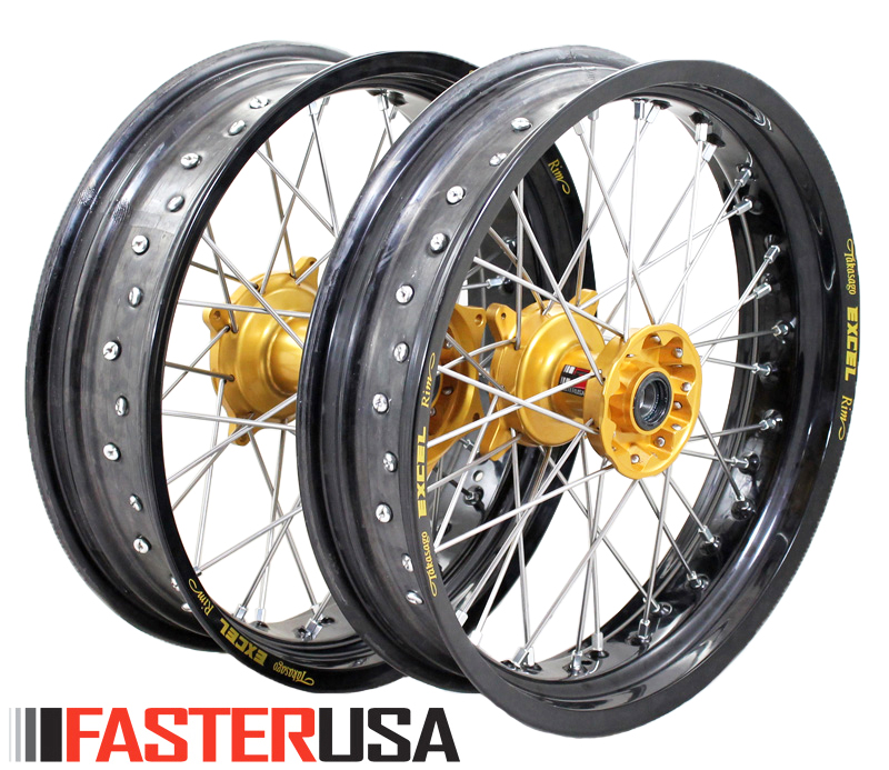 RMZ Excel Takasago Supermoto Wheelset