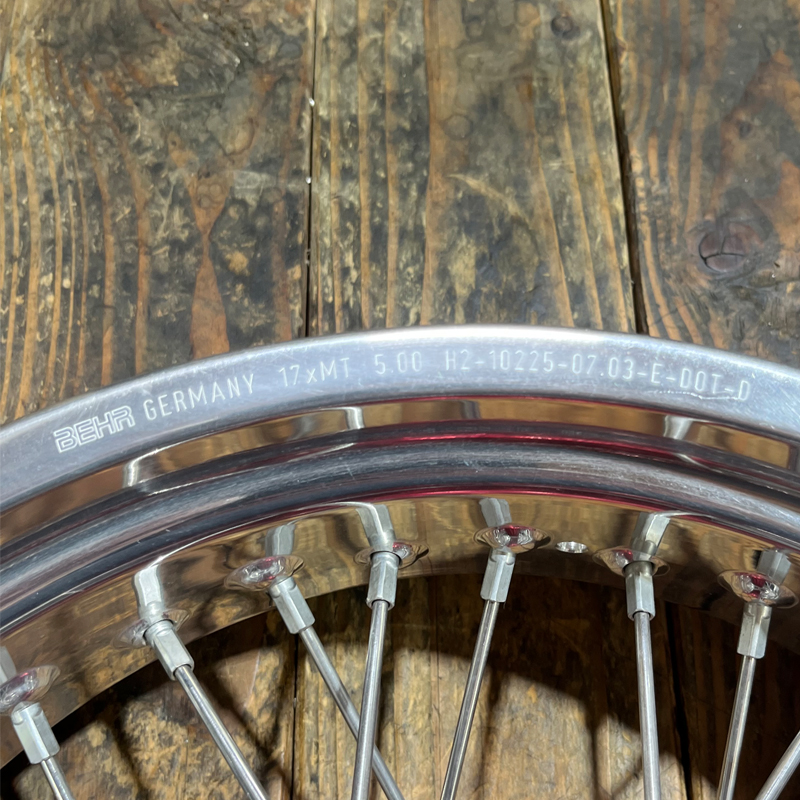 Special CRF 13-26 Rear SM Wheel German Behr Rim 17x5.0