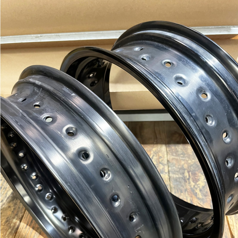 Special Behr German Supermoto Rims Set 16.5X3.50 / 17X5.00 36H OEM