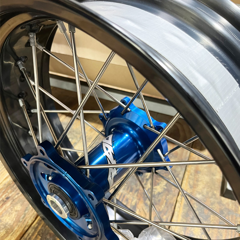 Special YZ/F 08-26 Supermoto Wheel Set German Behr Rims 17x3.50 / 17x5.0