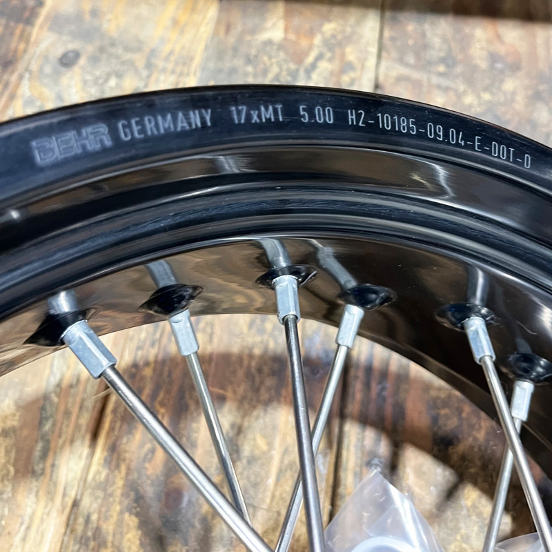 Special YZ/F 08-26 Supermoto Wheel Set German Behr Rims 17x3.50 / 17x5.0