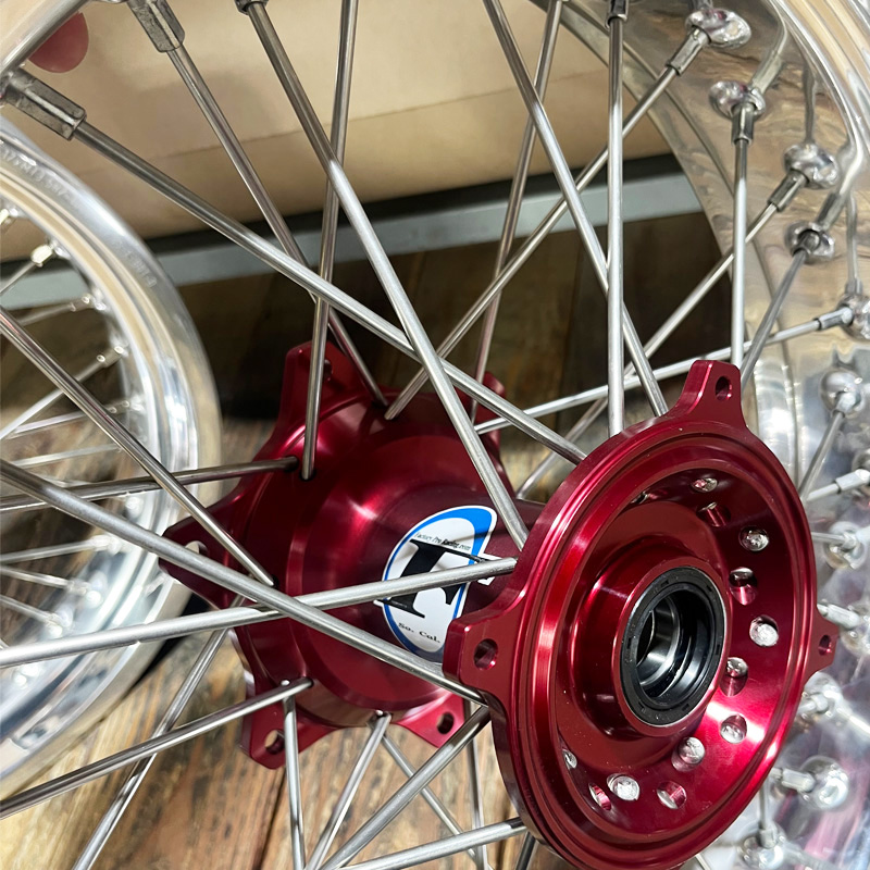 Special CR/F 02-12 Supermoto Wheel Set German Behr Rims 17x3.50 / 17x4.50