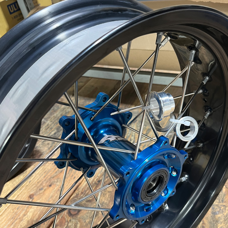 Special YZ/F 08-26 Supermoto Wheel Set German Behr Rims 17x3.50 / 17x5.0