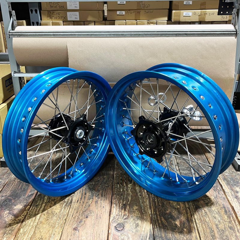 Special YZ/F 08-26 Supermoto Wheel Set German Behr Rims 16.5x3.50 / 17x5.0