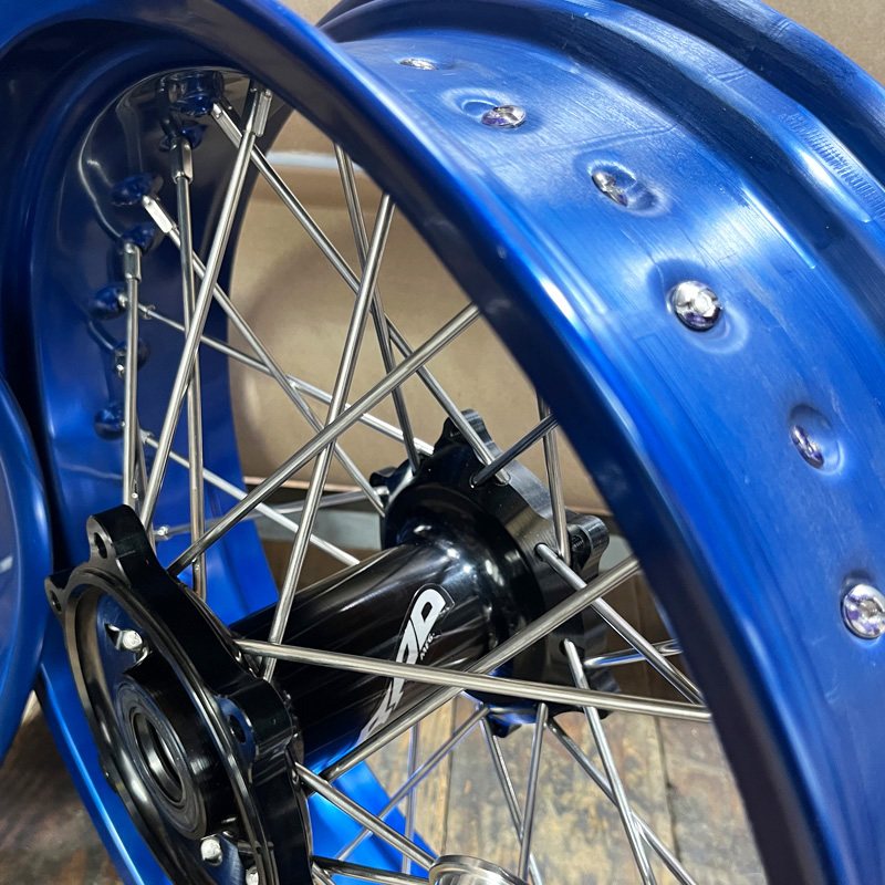 Special YZF 09-13 Supermoto Wheel Set German Behr Rims 16.5x3.50 / 17x5.0
