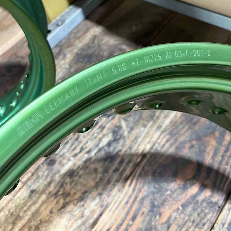 Special Behr German Supermoto Rims Set 16.5X3.50 / 17X5.00 36H 