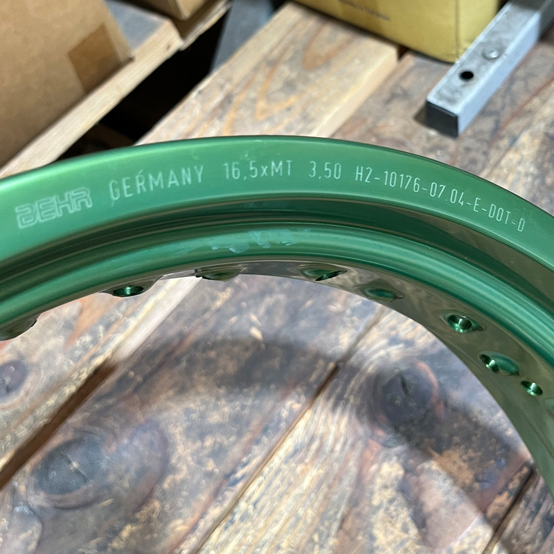 Special Behr German Supermoto Rims Set 16.5X3.50 / 17X5.00 36H 