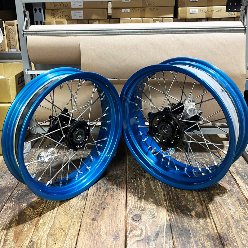 Special YZ/F 08-26 Supermoto Wheel Set German Behr Rims 16.5x3.50 / 17x5.0