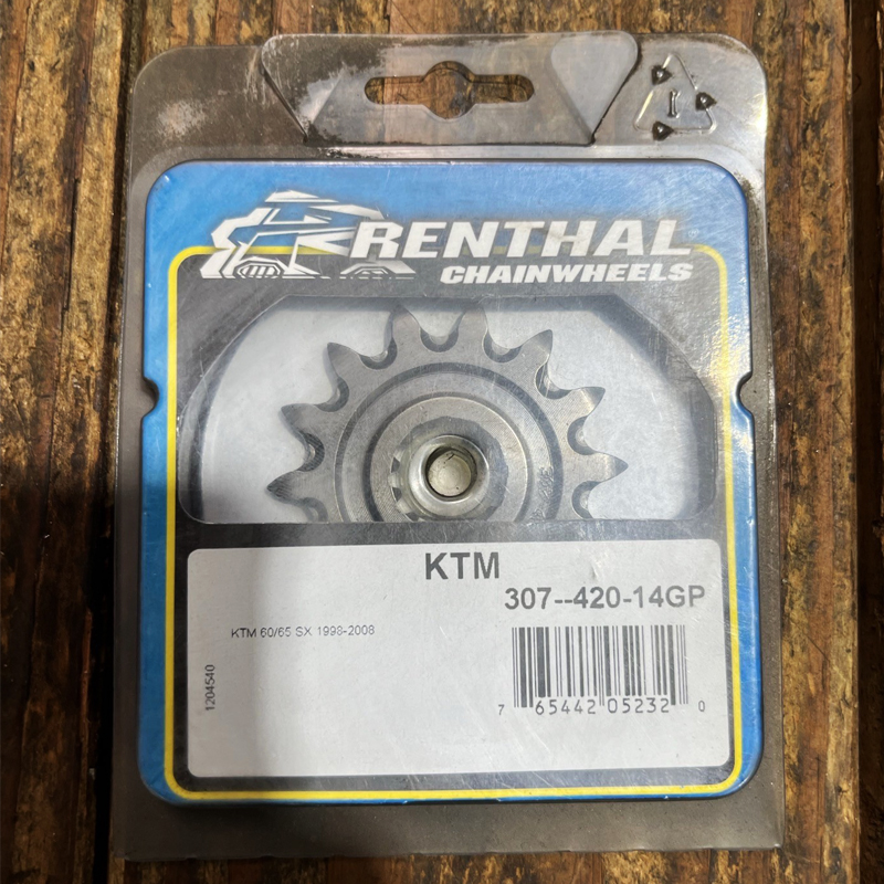 KTM65 Front Renthal Sprocket 14t 307--420-14GP