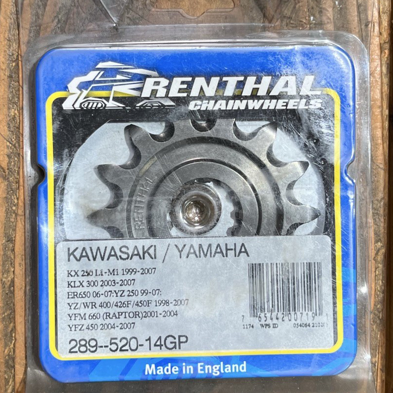 YZF Front Renthal Sprocket 14T 289--520-14GP