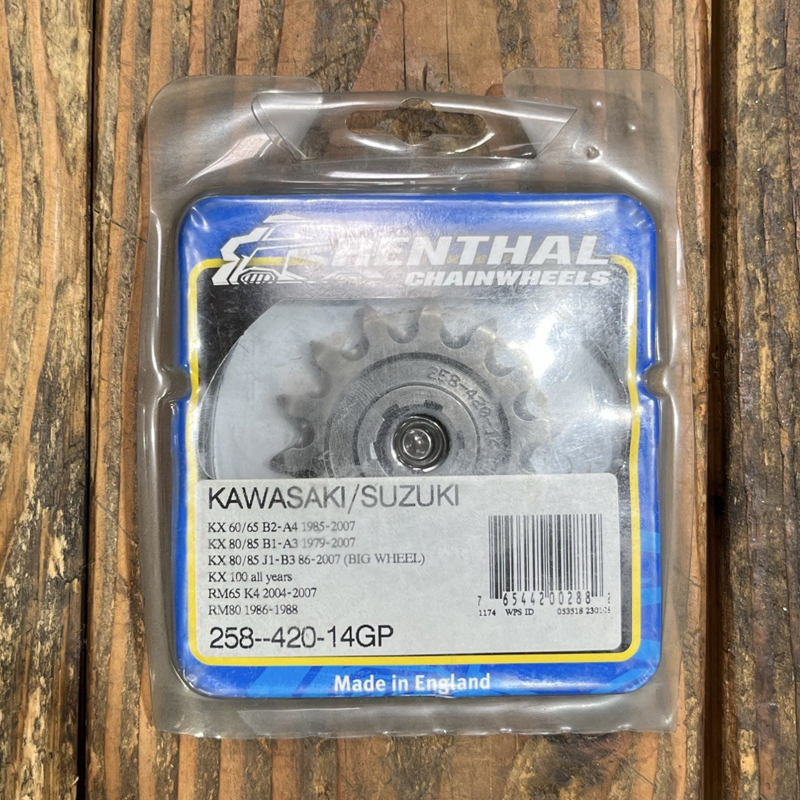 KX60 / KX65 / KX85 Front Renthal Sprocket 14GP 258--420-14GP