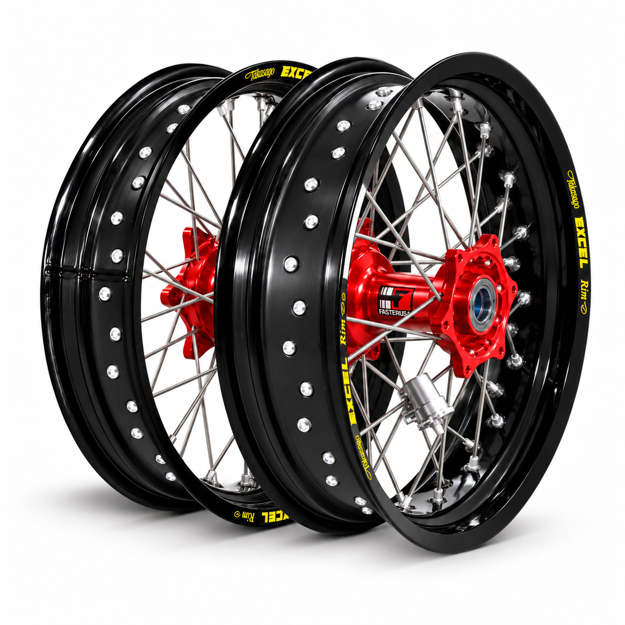 CR/CRF Excel Takasago Supermoto Wheelset