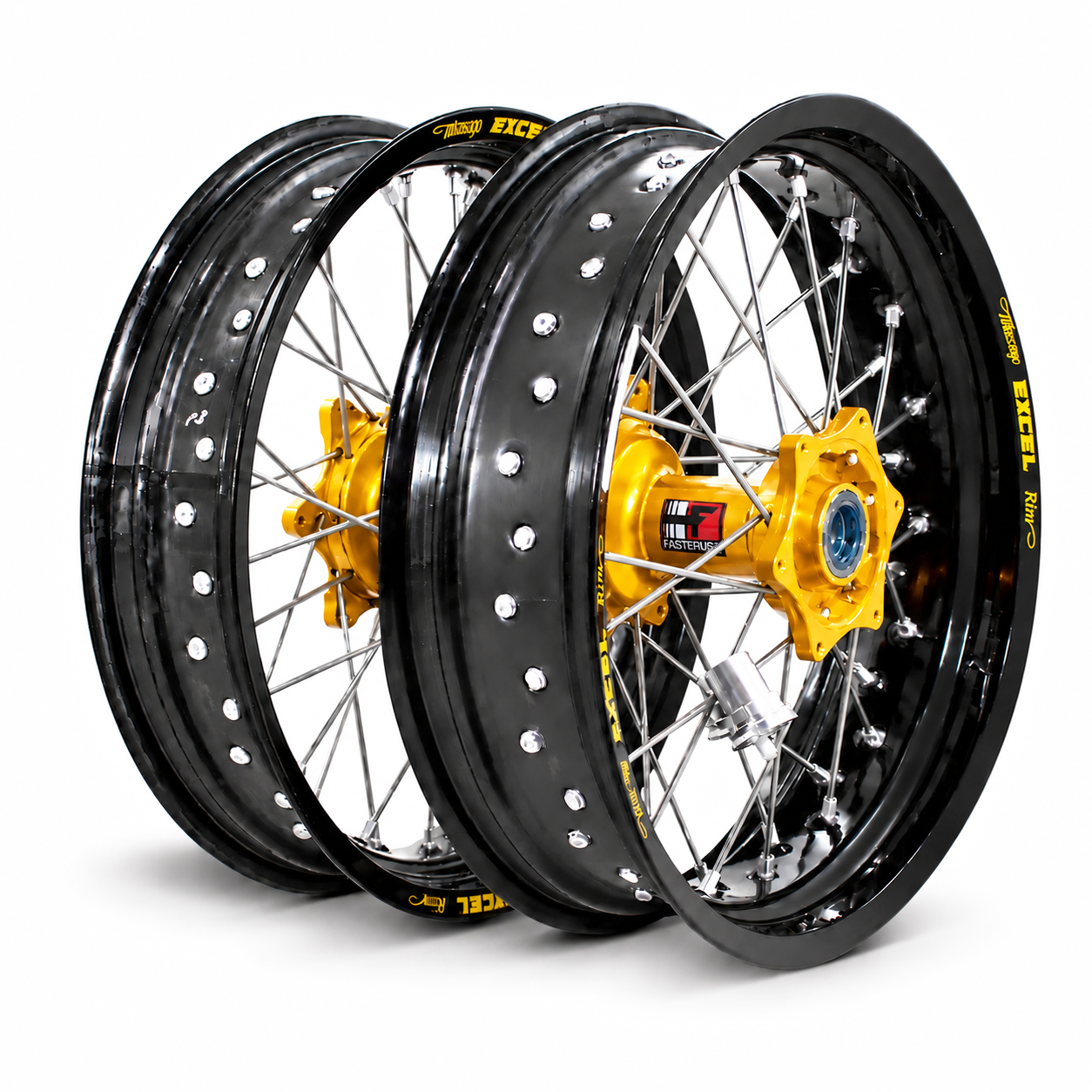 RMZ Excel Takasago Supermoto Wheelset