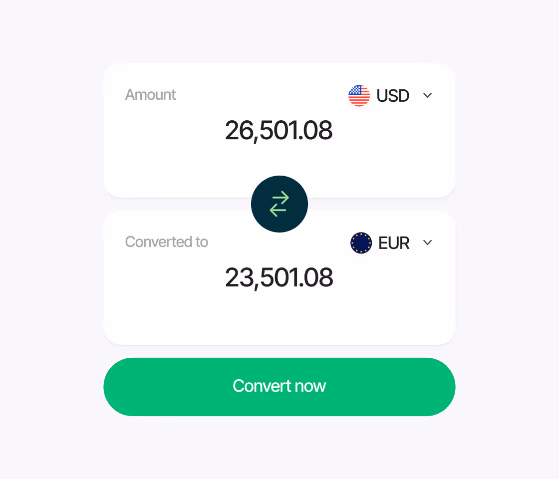 Real Time Currency Conversion Slider Techpay Webflow Template | BRIX Template

