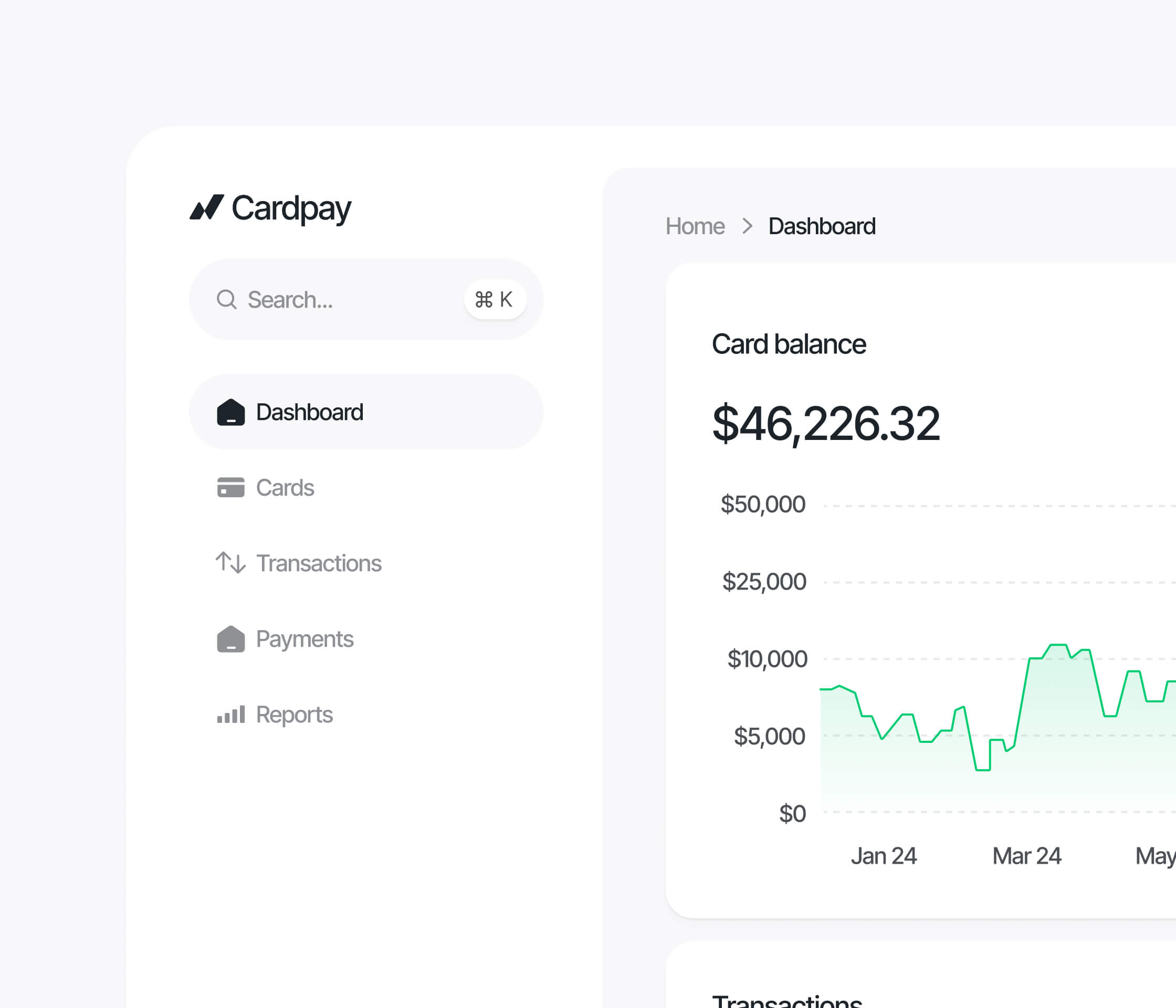 User Friendly Dashboard - Cardplay Webflow Template