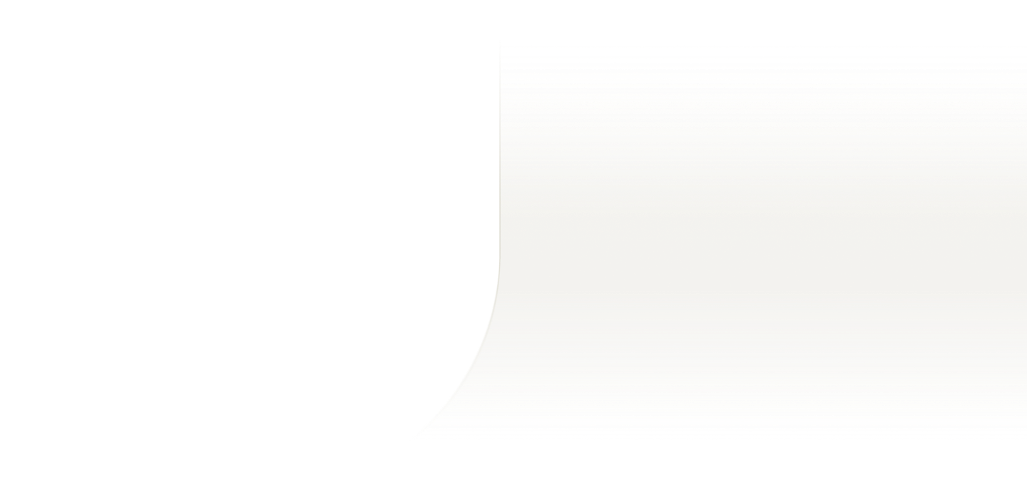 Beige abstract curved shape on a transparent background, creating a soft wave effect.