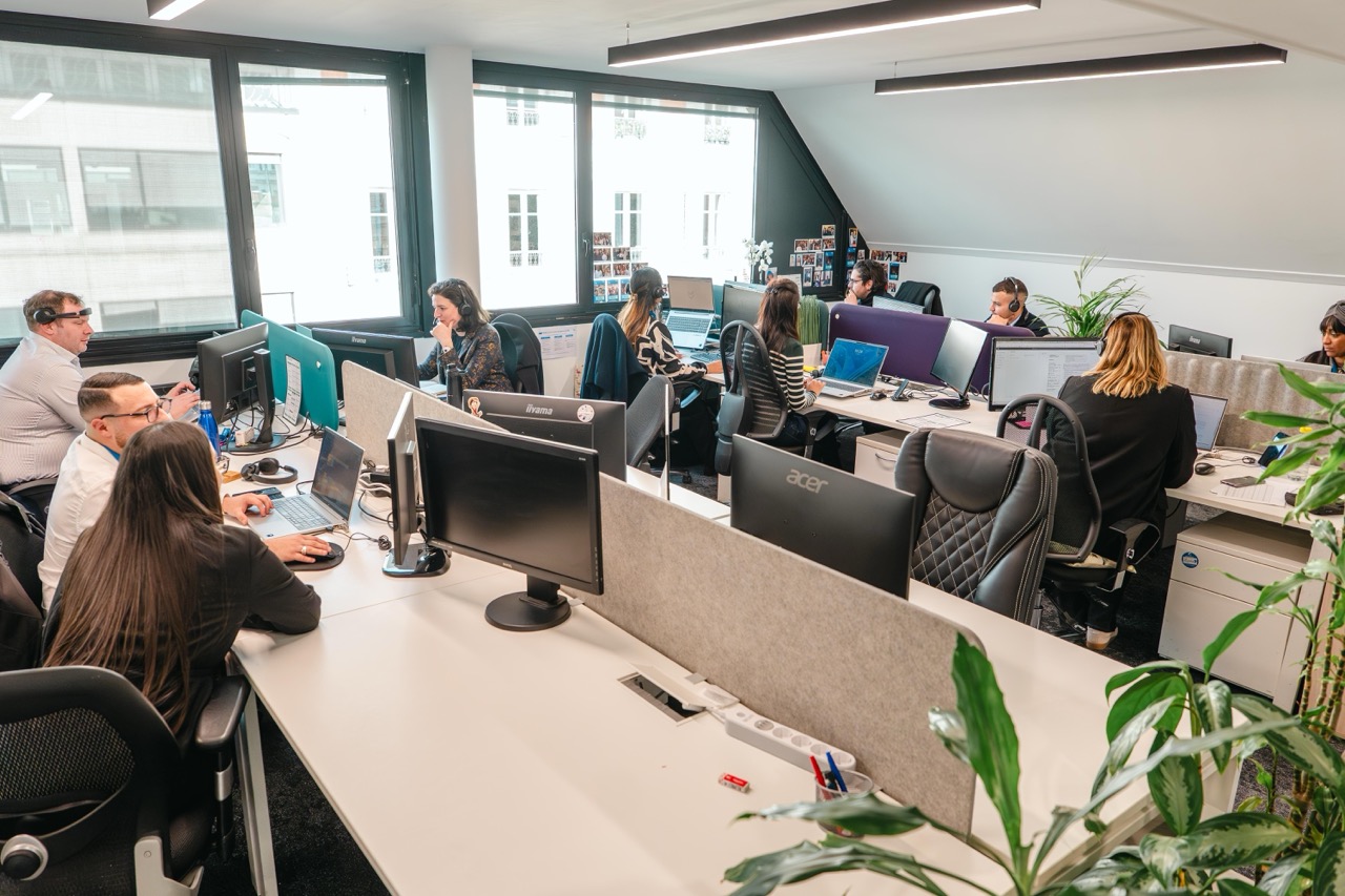 Open space de personnes