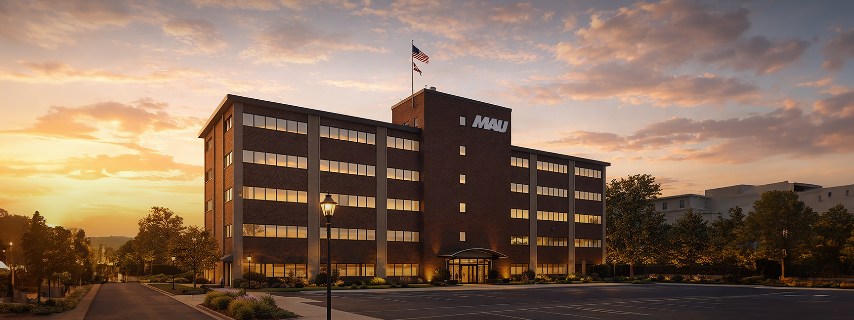 MAU headquarters and leadership team — making lives better since 1973