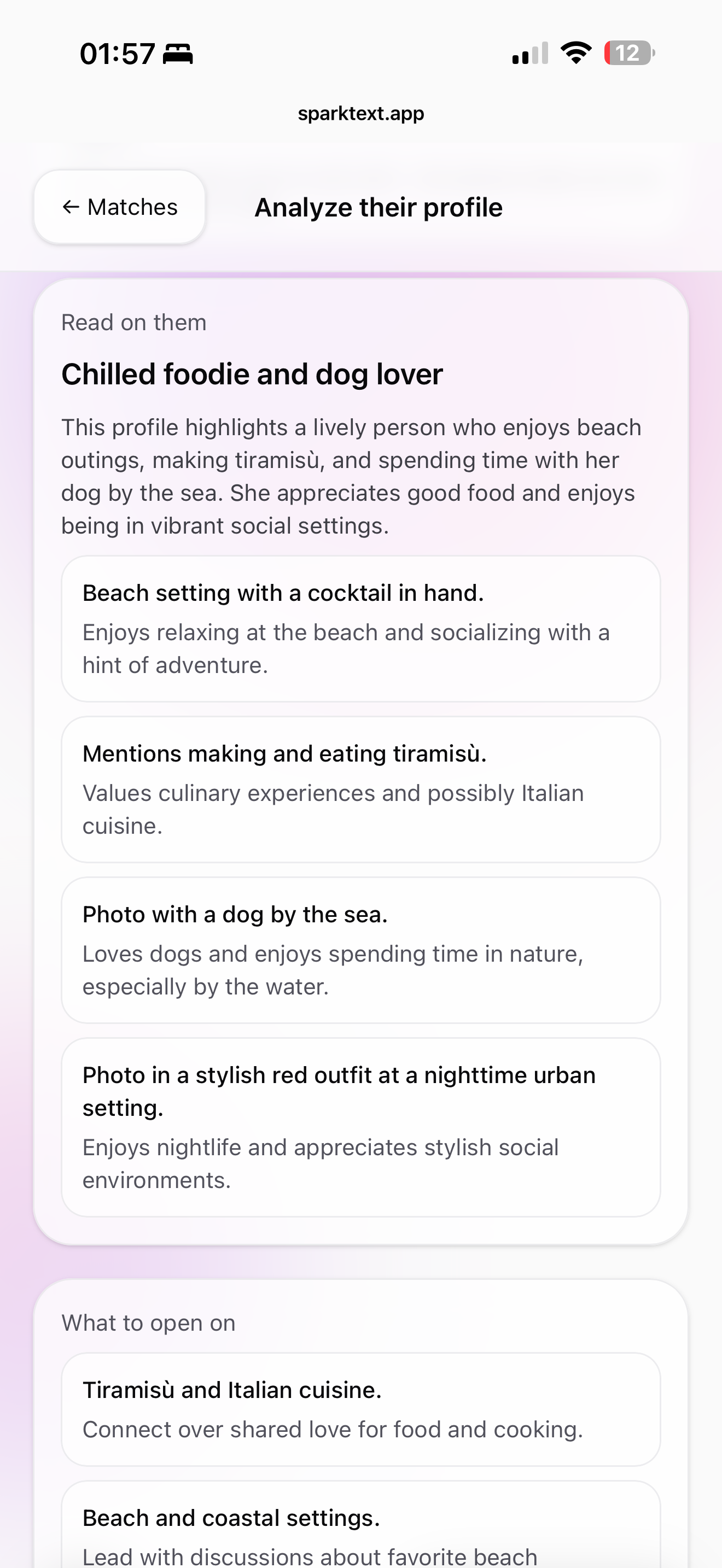Read on them and what to open on