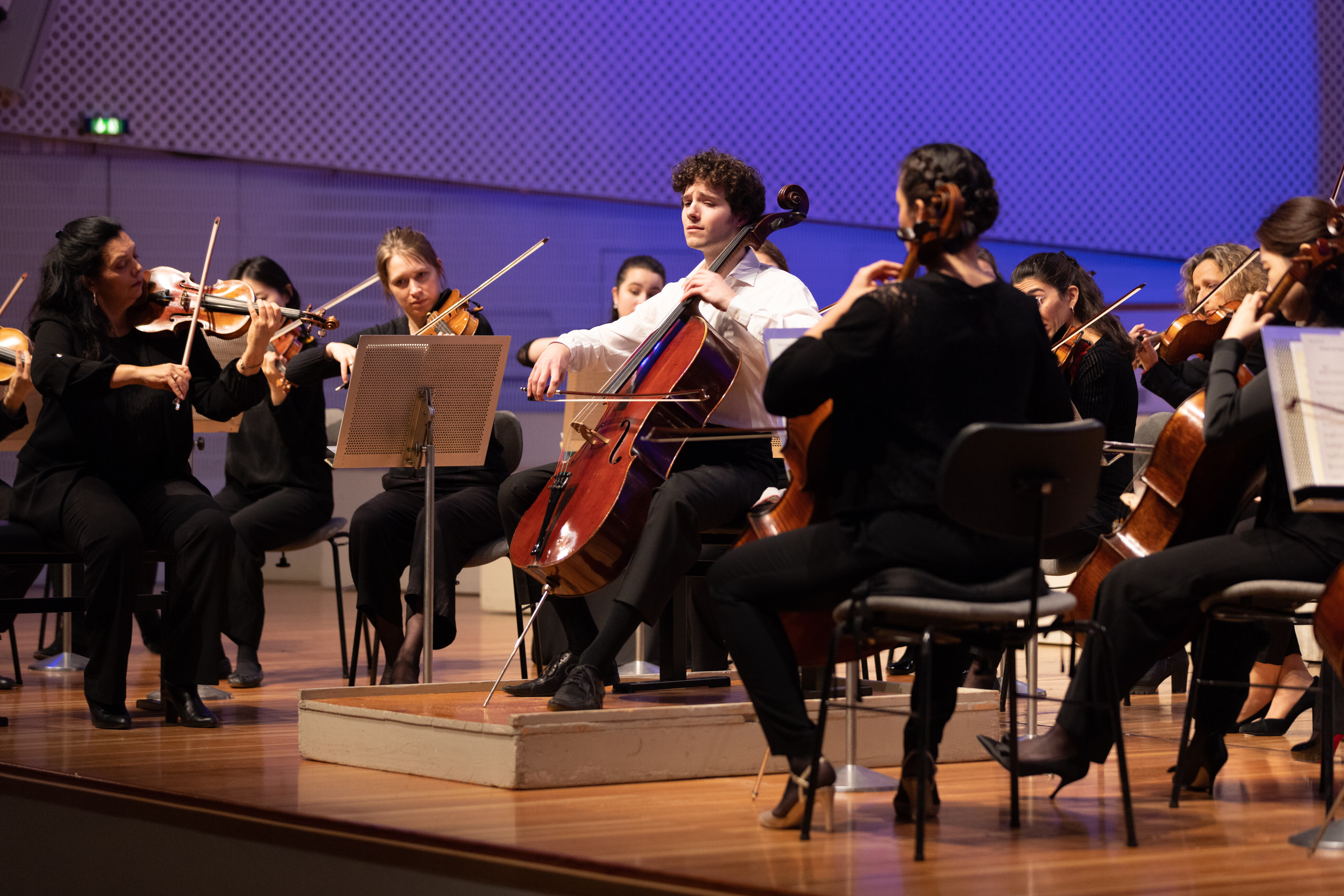 Portrait of Johannes Gray, cellist and graduate of the Pernoo School of Musical Performance