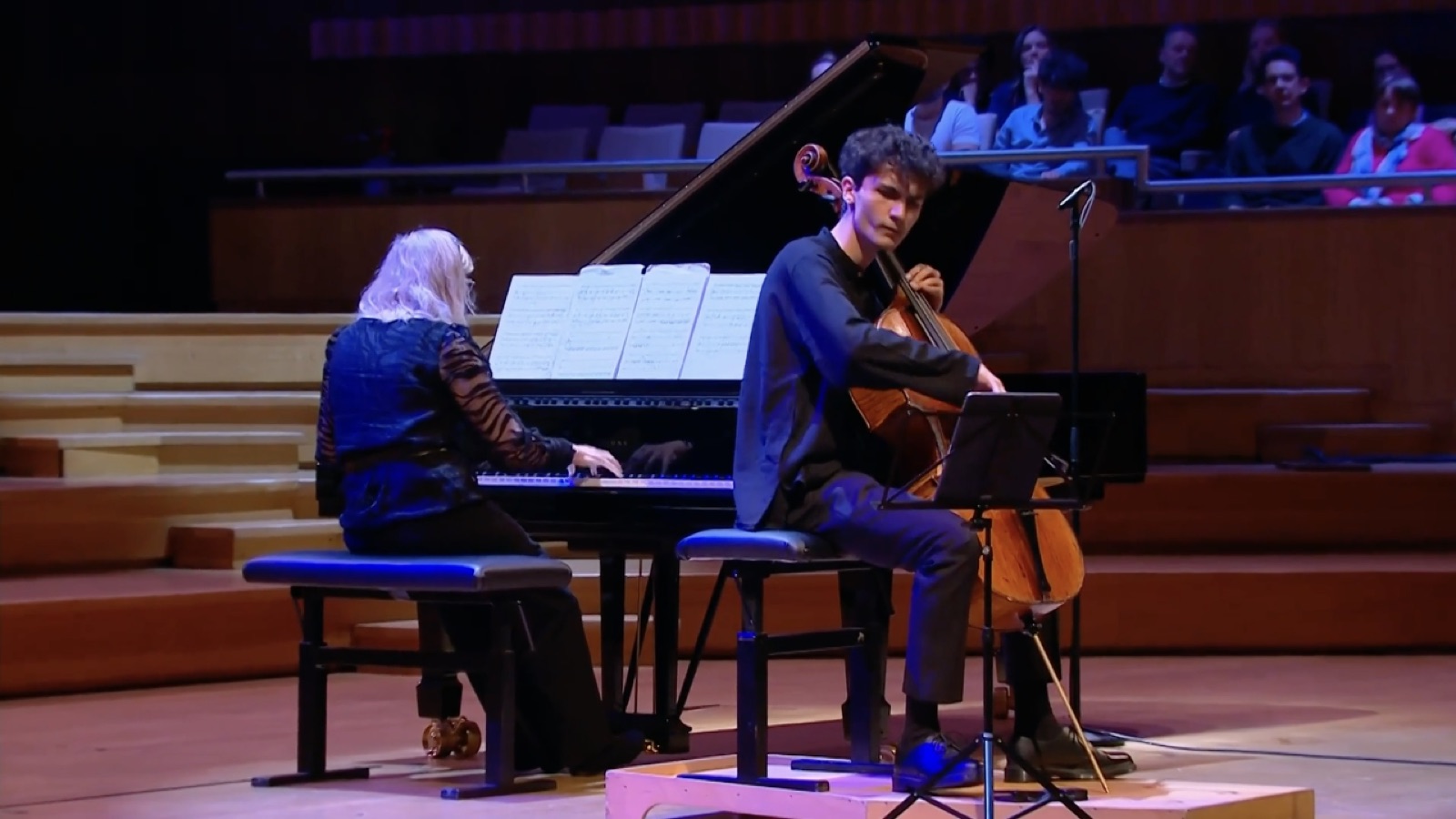 Léo Ispir at the semi-final recital of the Queen Elisabeth Competition