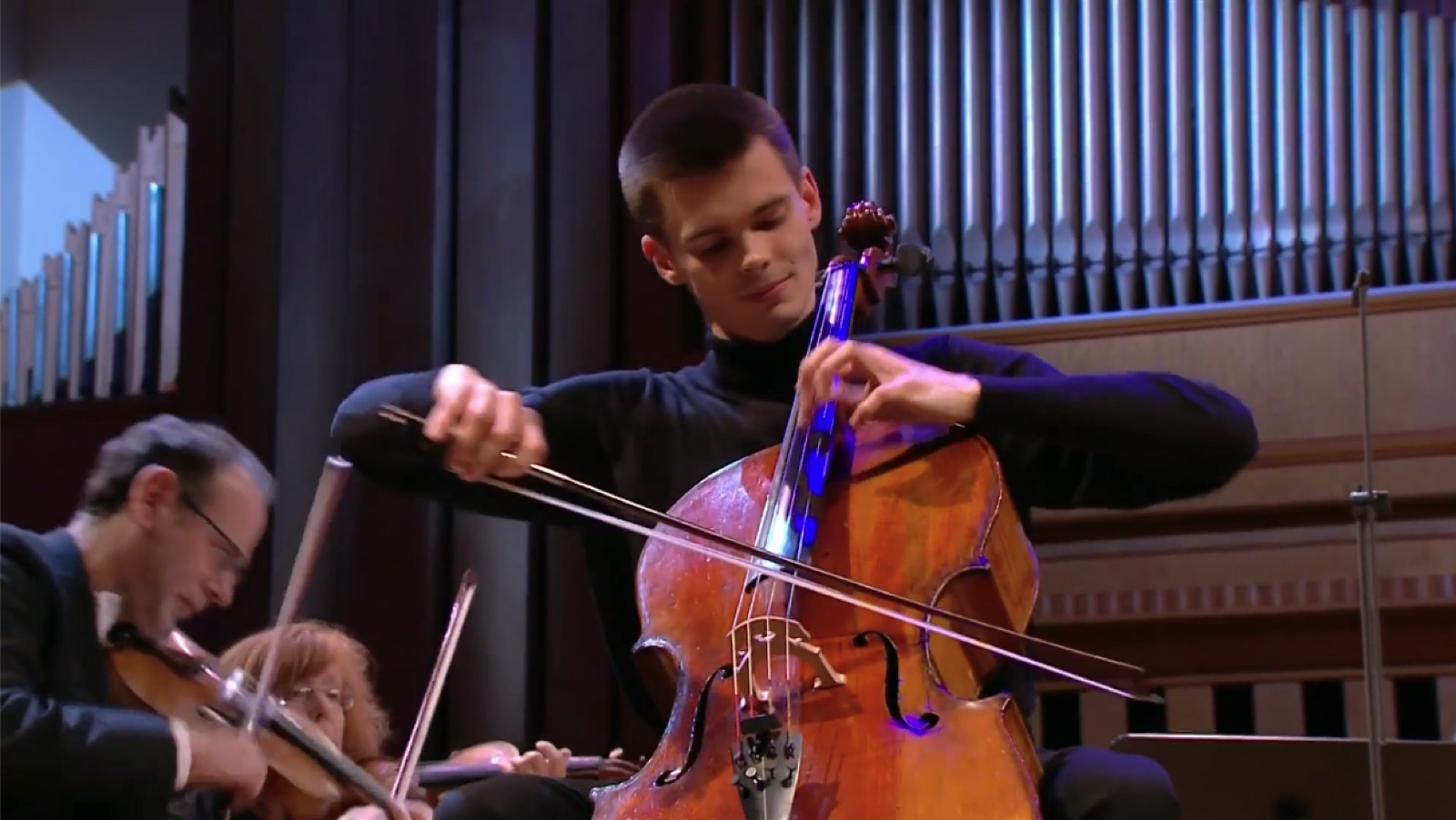 Krzysztof Michalski performing the Kraft Concerto at the Queen Elisabeth Competition semi-finals