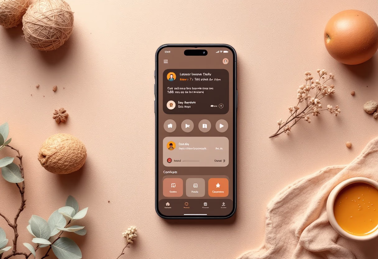 [interface] image of an educational app interface without any device