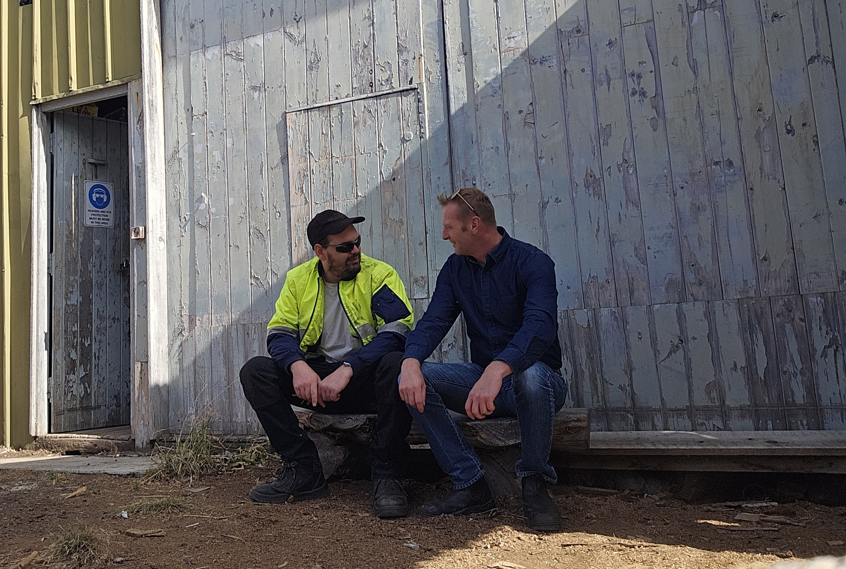 One Safe Tasmania team member in a workplace consultation setting