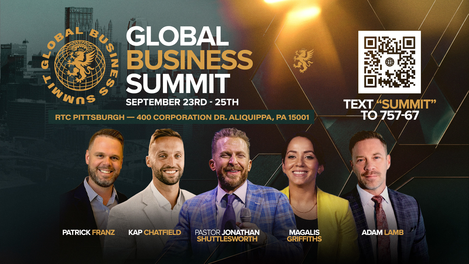 Global Business Summit — RTC Pittsburgh, September 23–25, 2026