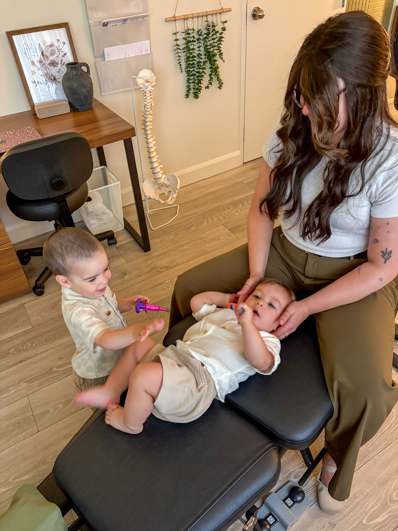 image of a dentist with a patient