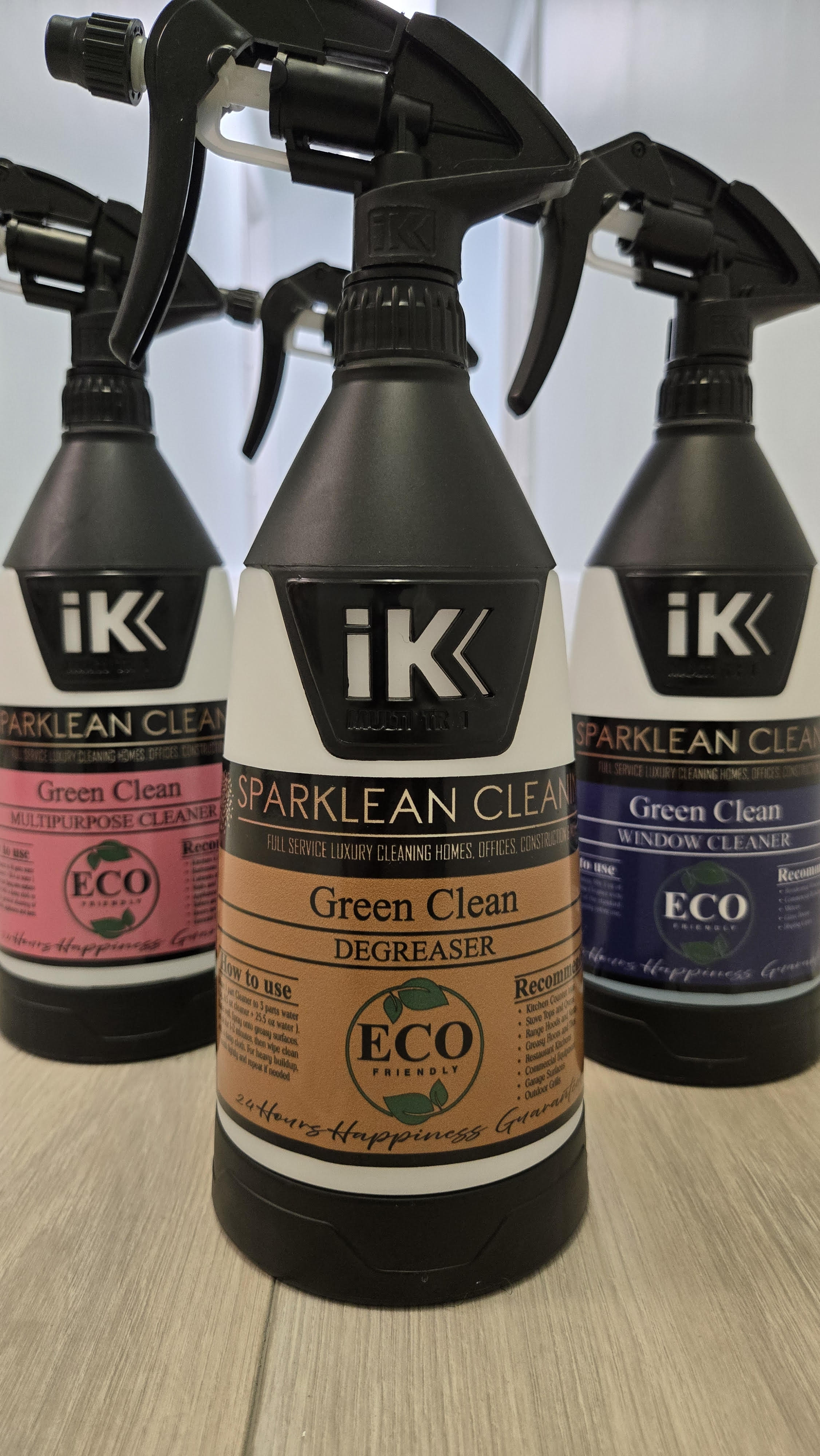 Sparklean Green Clean eco-friendly luxury cleaning products