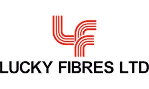 Lucky Fibres Ltd Logo in black.