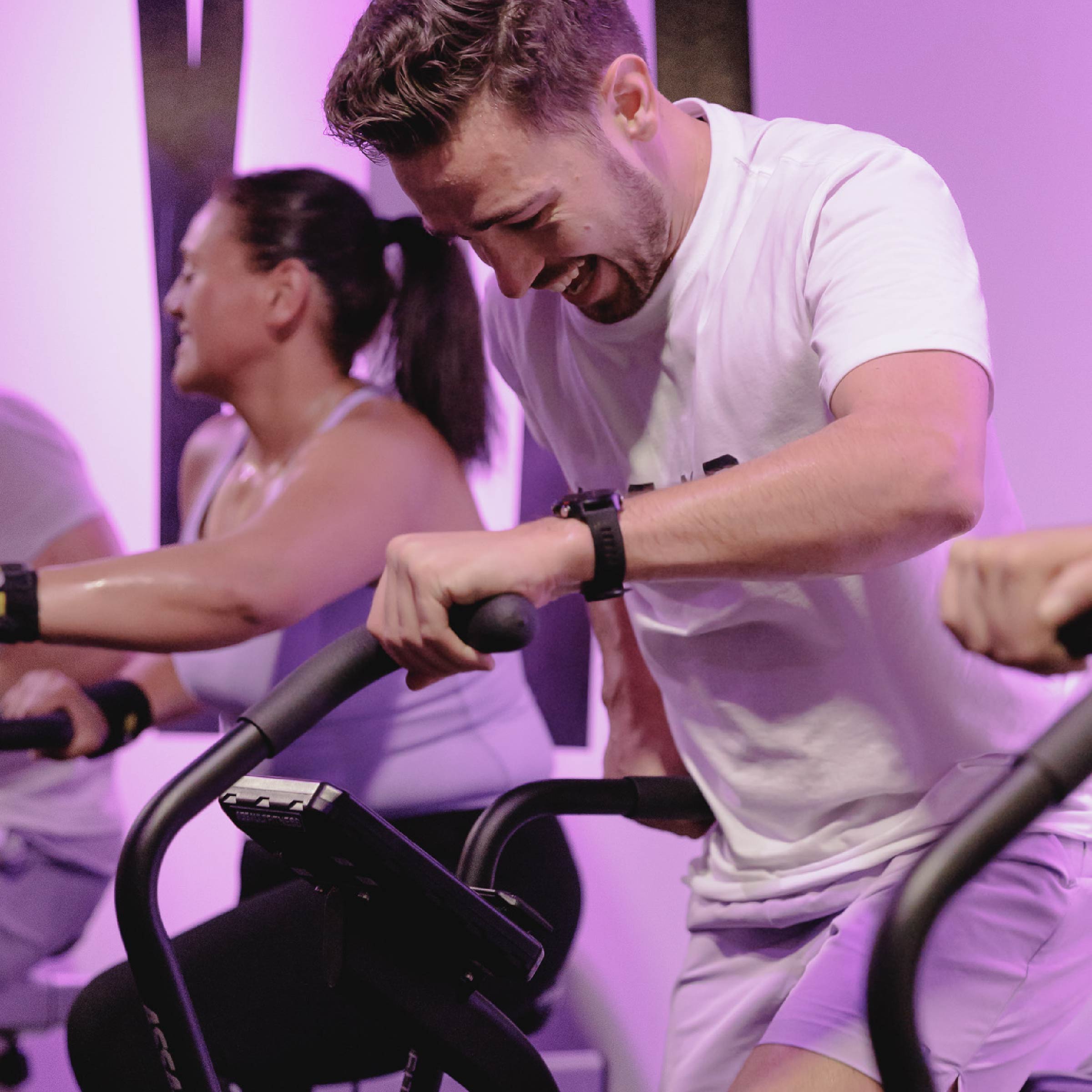 Group fitness class in action at Arma