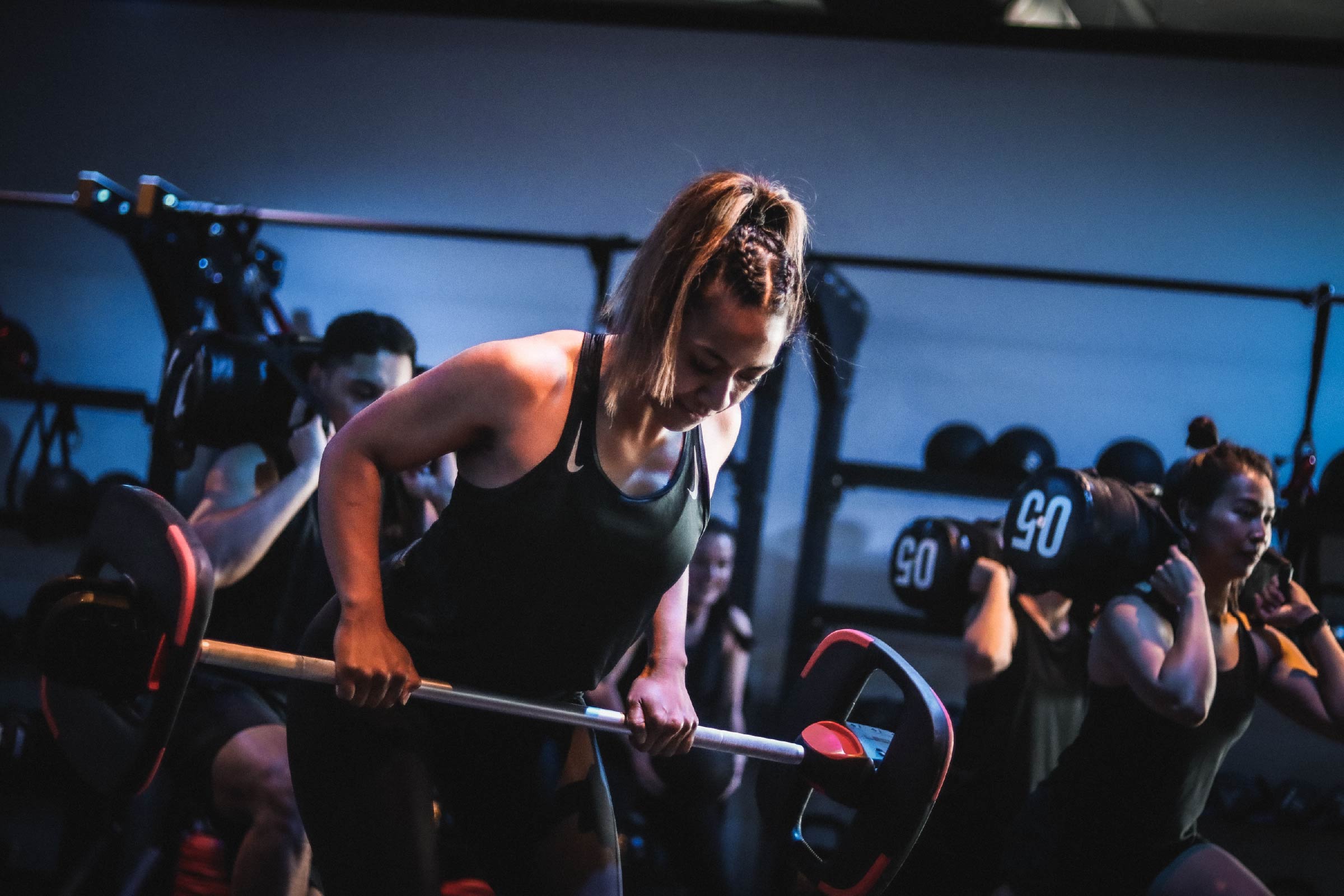 Trio Strength group workout at Revl Gym Porirua