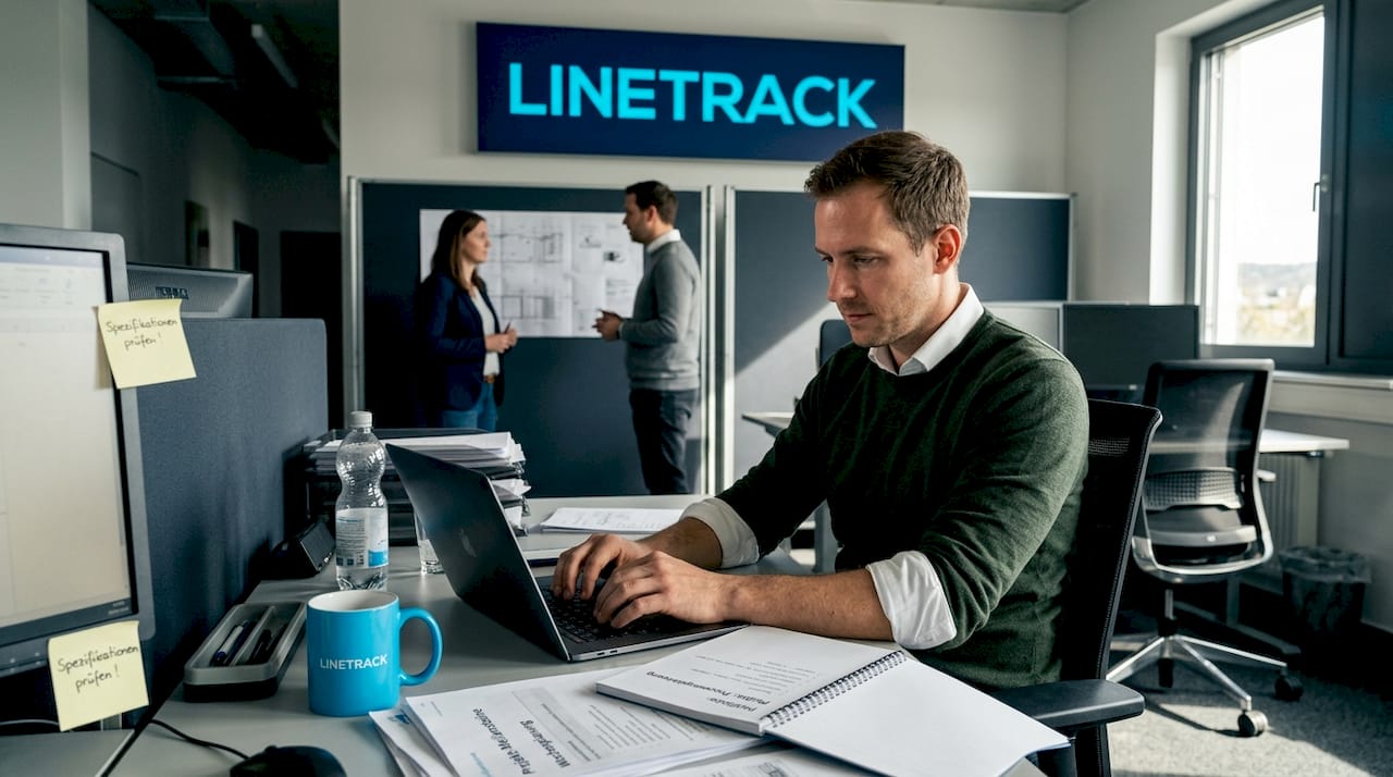 Der Teamleiter kümmert sich derzeit um die Umsetzung des nächsten Projektschritts.