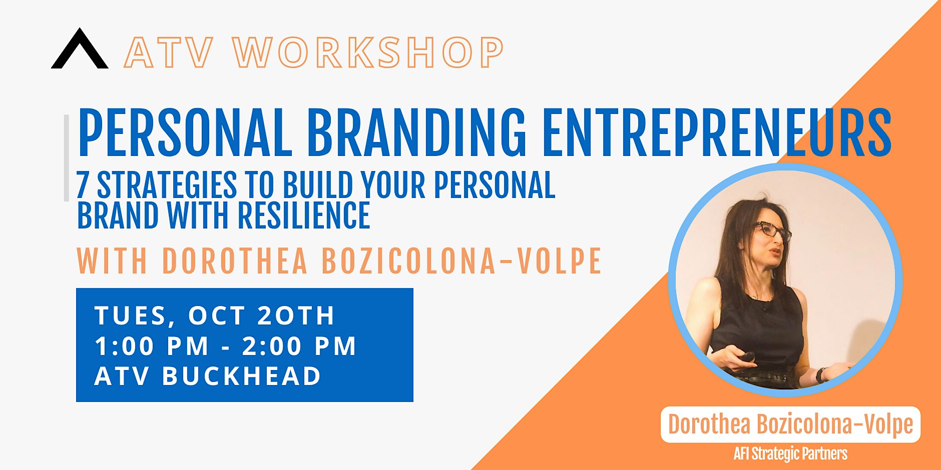 ATV Workshop: Personal Branding Entrepreneurs