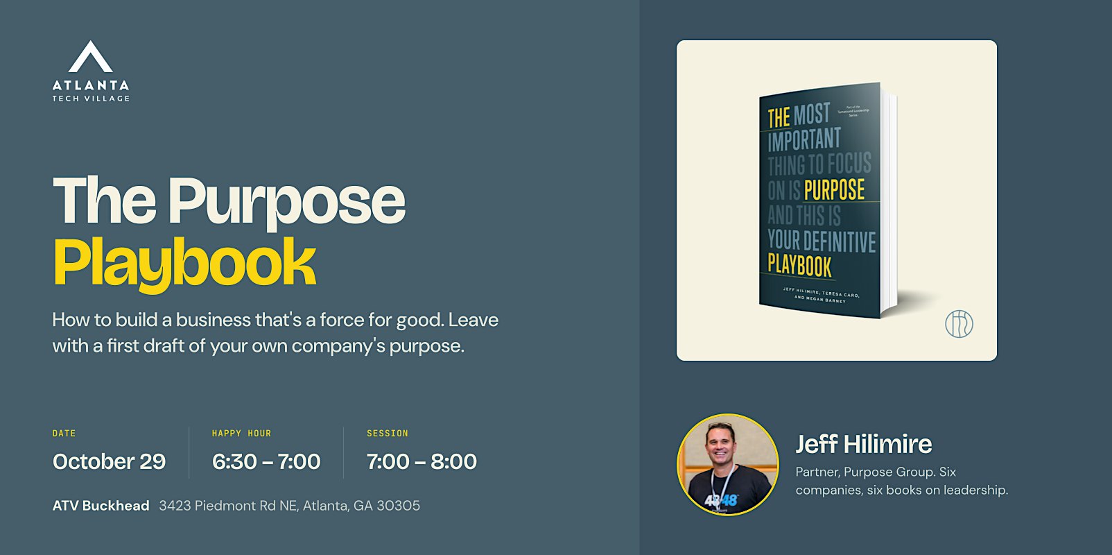 The Purpose Playbook: How to Build a Business That's a Force for Good
