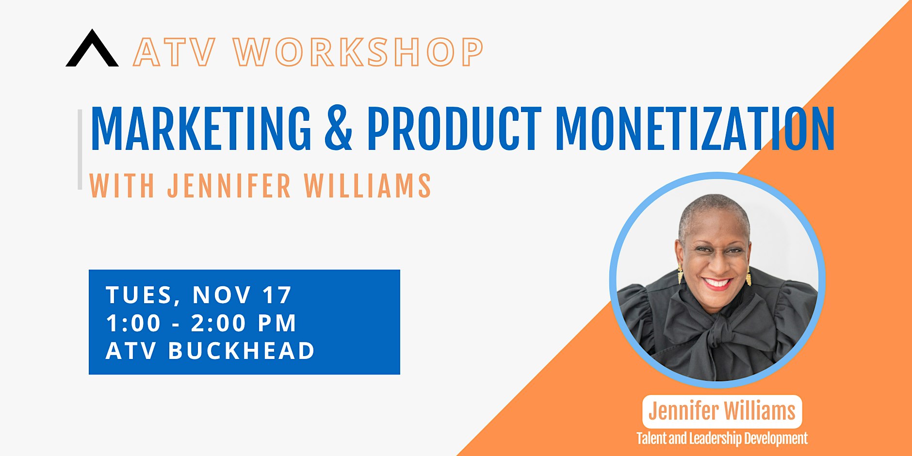 ATV Workshop: Marketing and Product Monetization