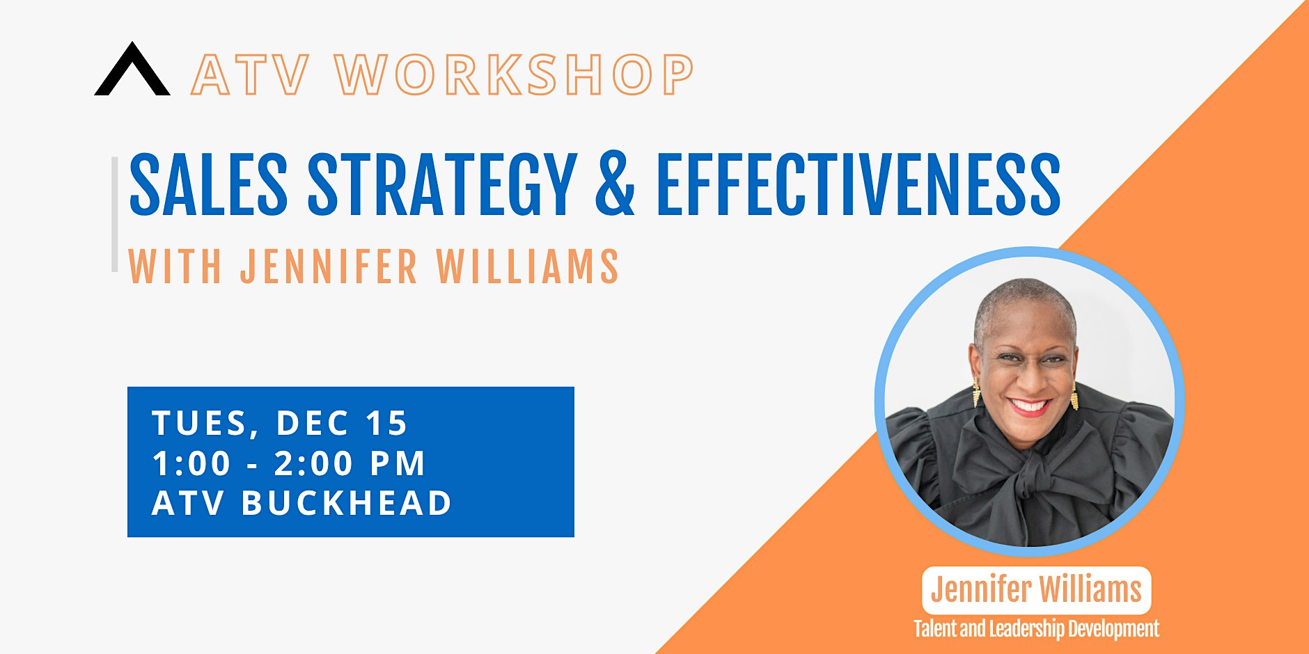 ATV Workshop: Sales Strategy and Effectiveness