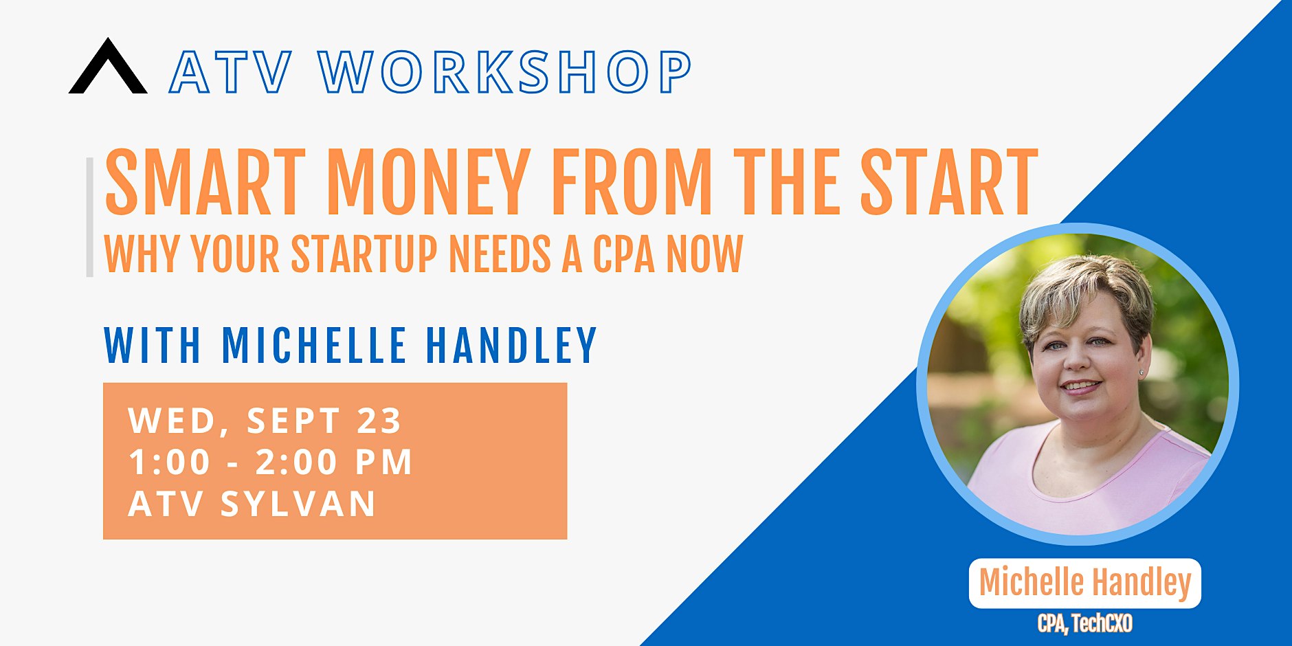 ATV Workshop: Smart Money from the Start