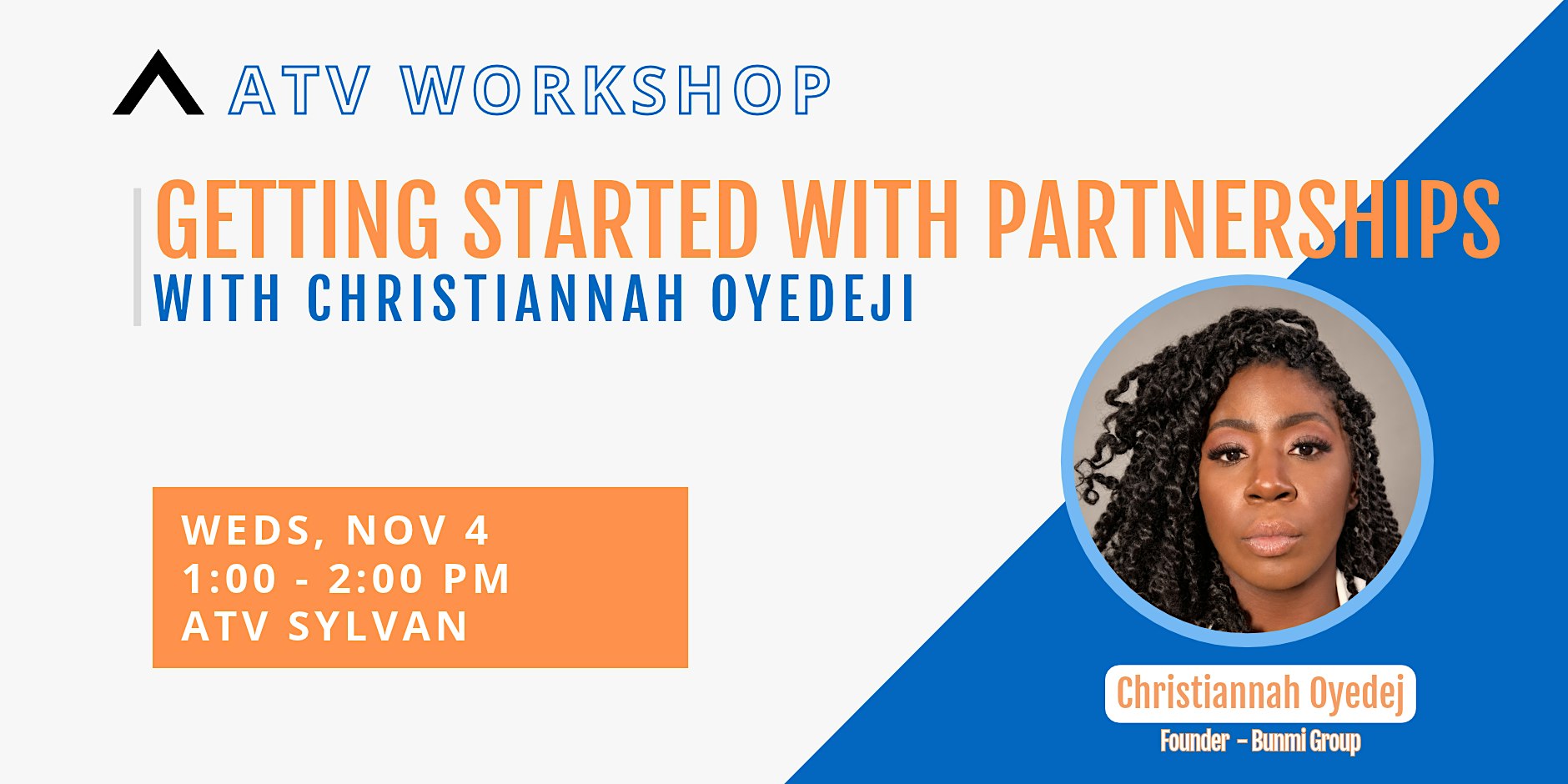 ATV Workshop: Getting Started with Partnerships