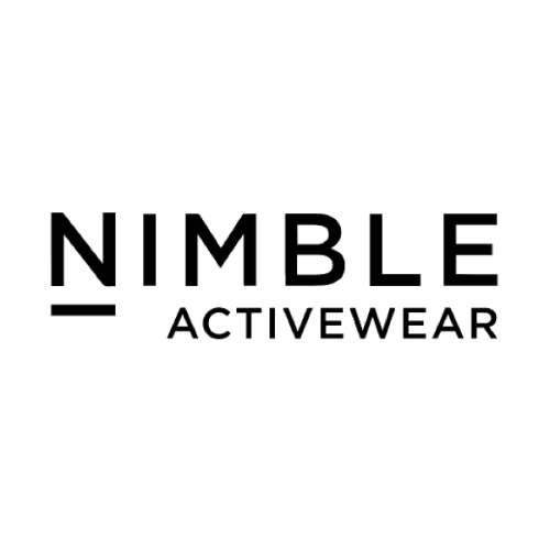 Nimble Activewear brand logo.
