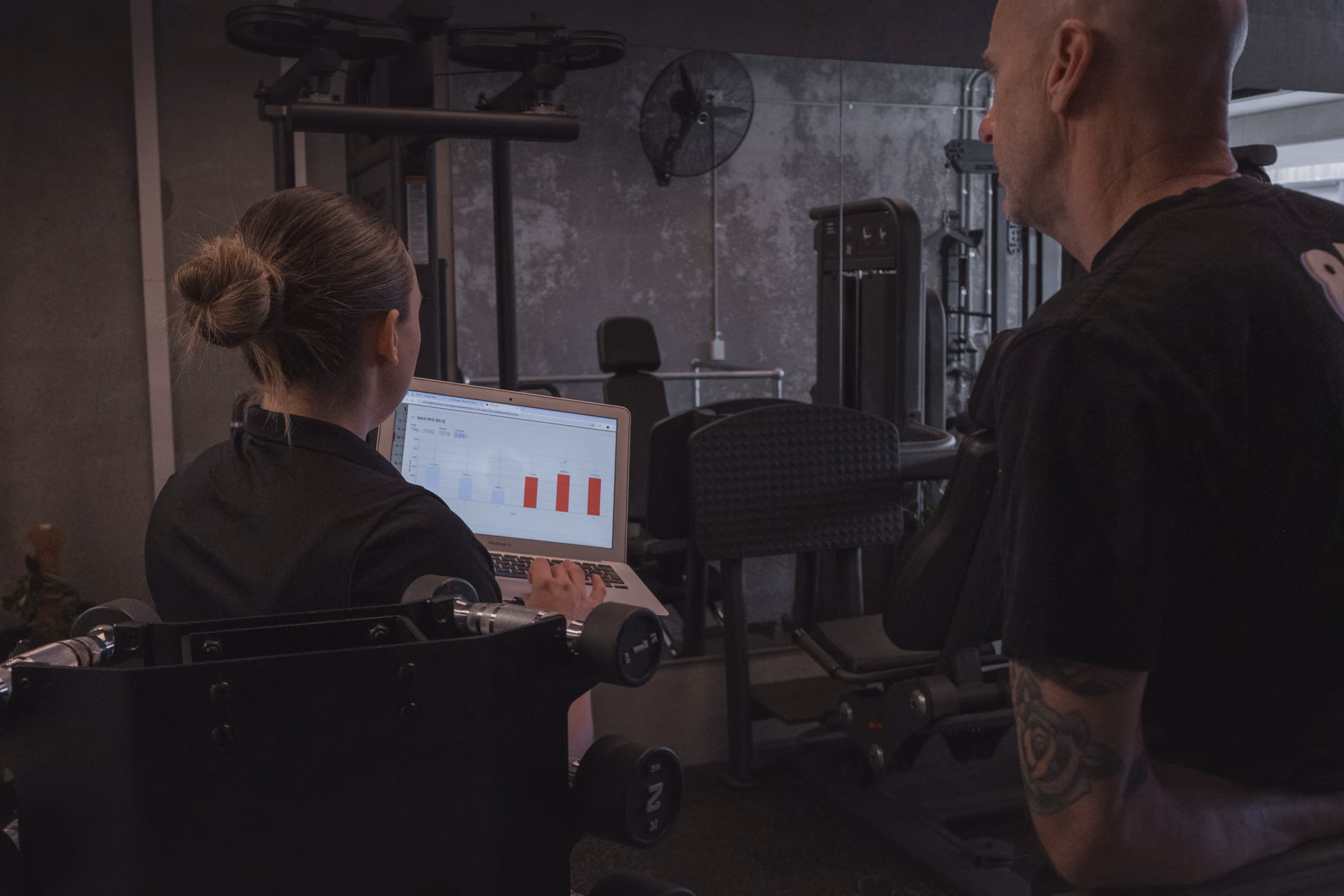 Client training with a coach at LIFT Inner West