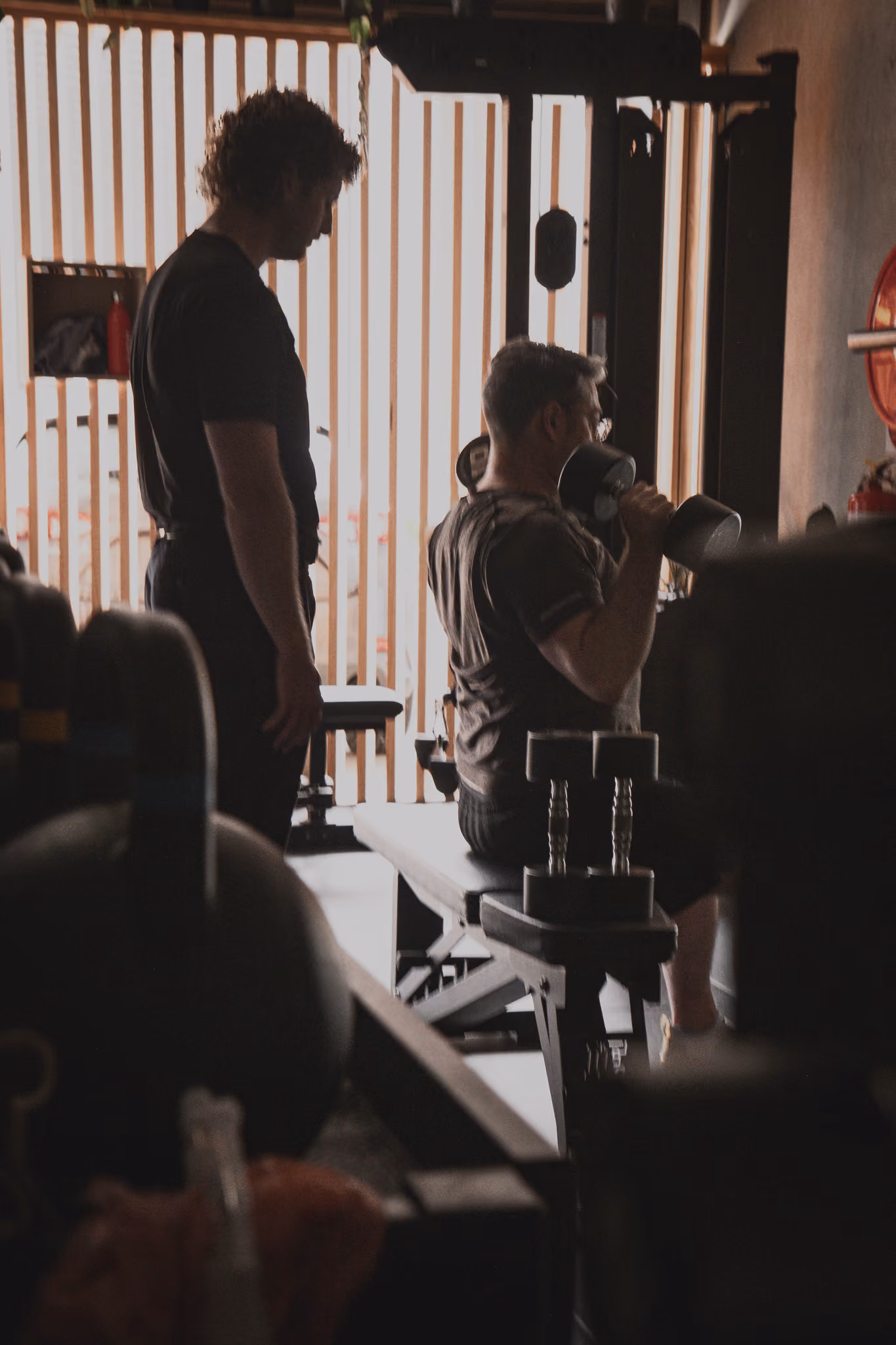 Client training with a coach at LIFT Inner West