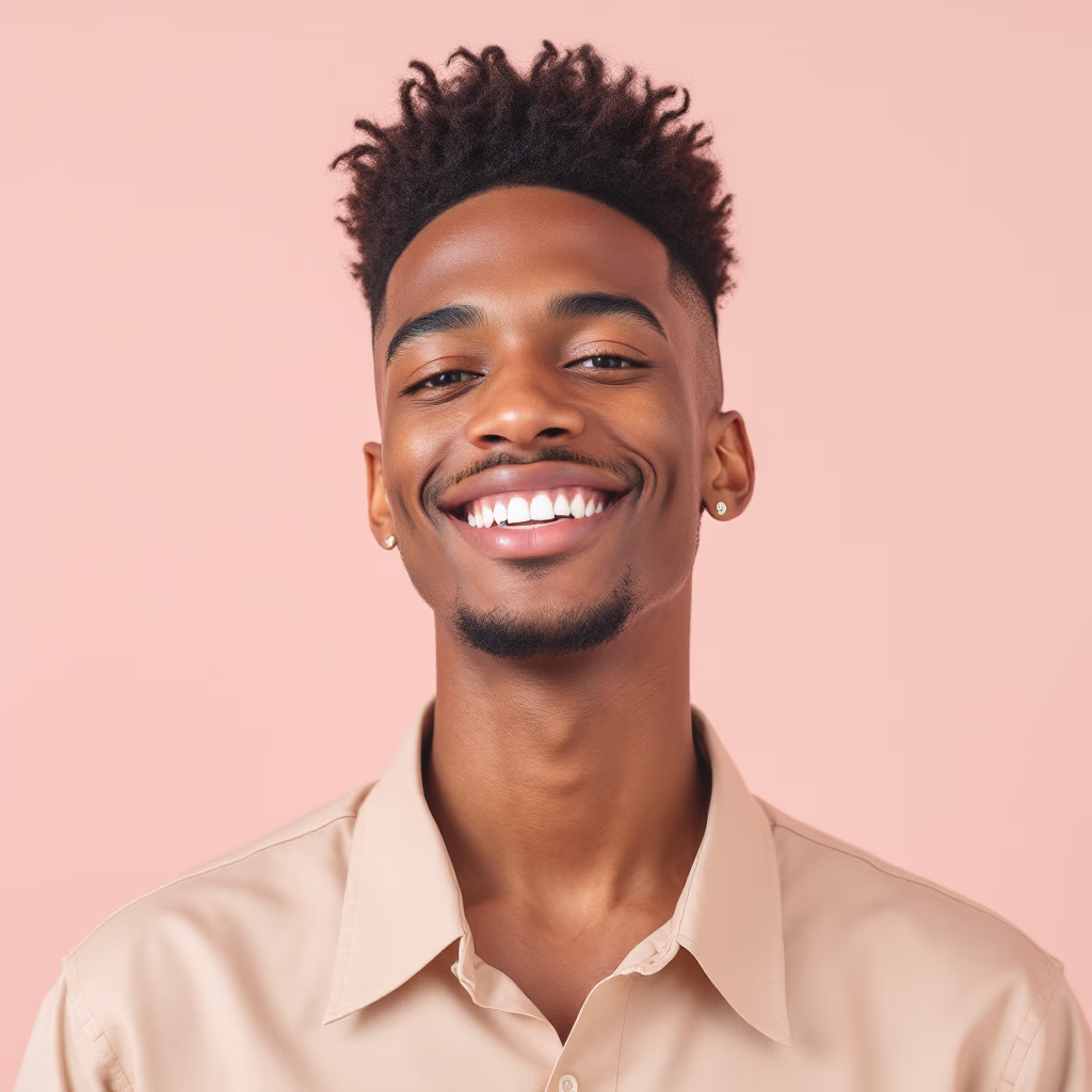 [headshot] image of customer (for a coffee shop & cafe)