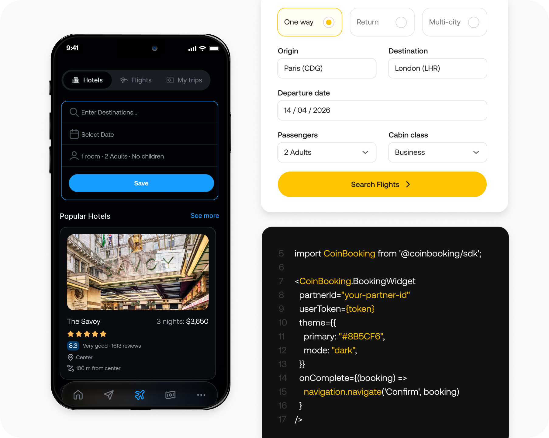 Add Travel to Your App in Minutes