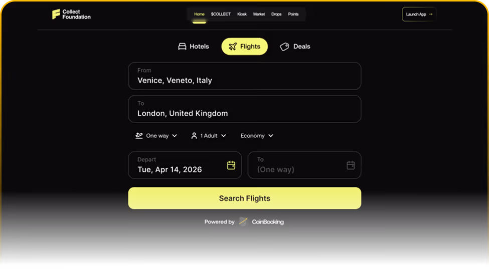 CoinBooking Mobile